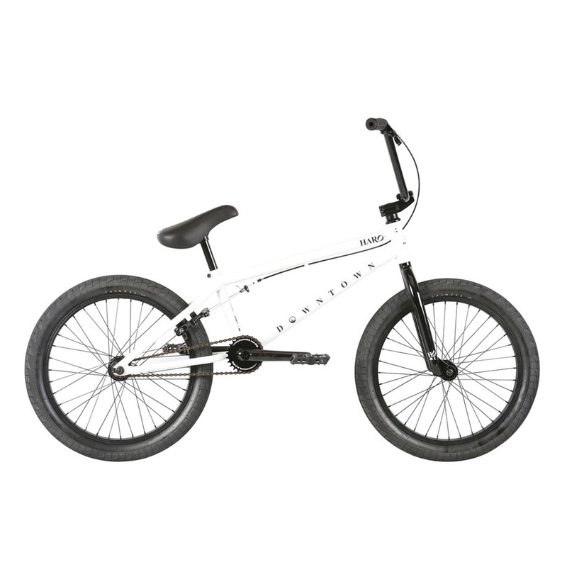 Haro Downtown 20.5″TT BMX Freestyle Bike-White