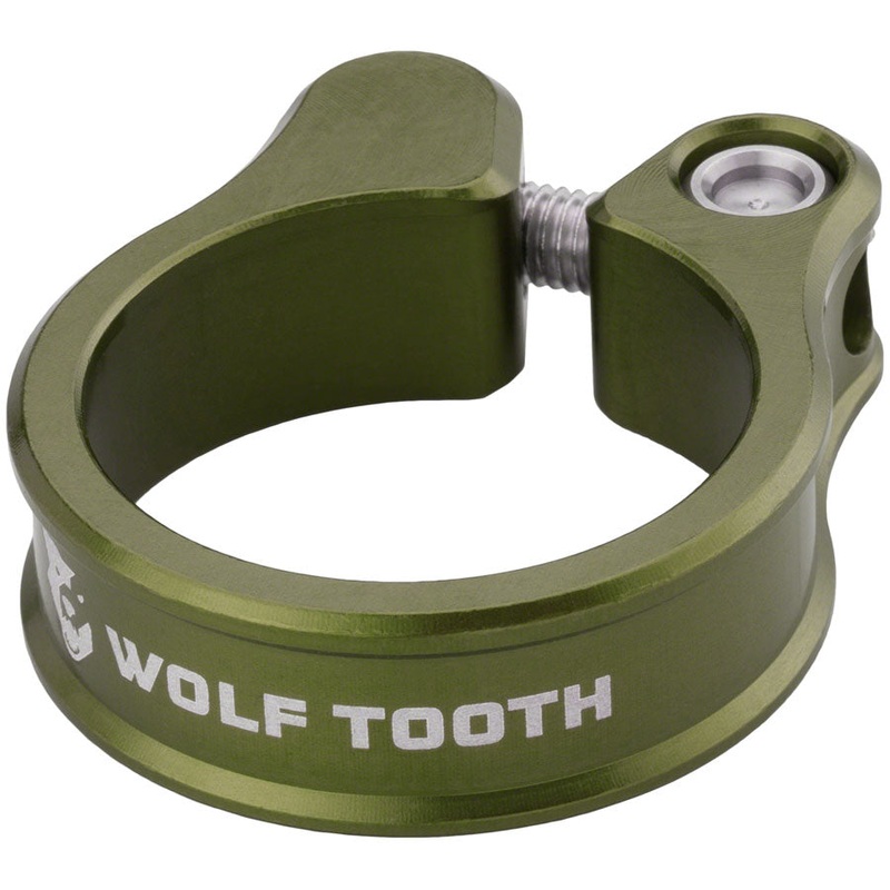 Wolf Tooth Seatpost Clamp – 31.8mm Bolt-On Olive
