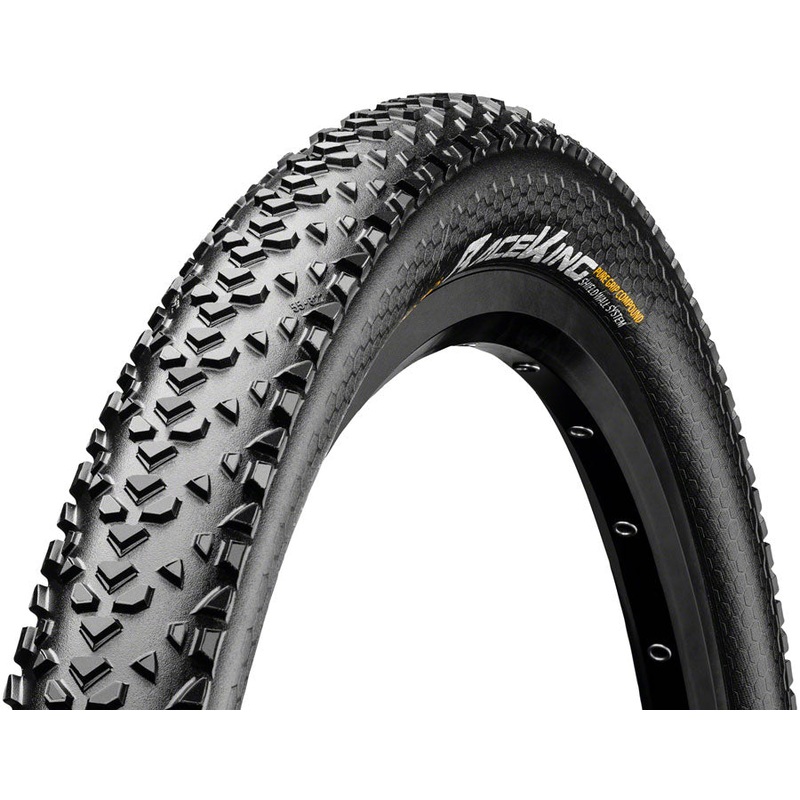 Continental Race King Tire – 29 x 2.20, Tubeless, Folding, Black, PureGrip, ShieldWall System, E25