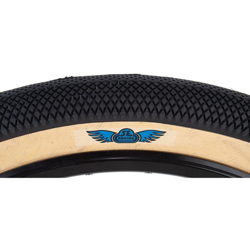 29×2.8 SE Racing Speedster BMX Plus Size Tire – Black w/ Tan Skinwall