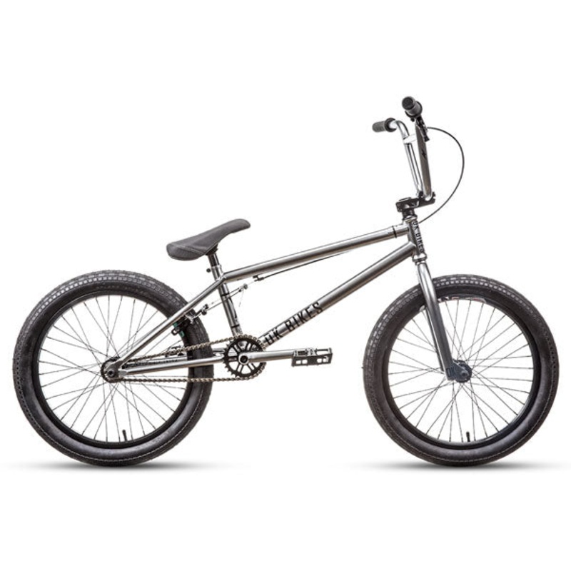 DK X-Model BMX Bike-Smoke Nickel Enamel