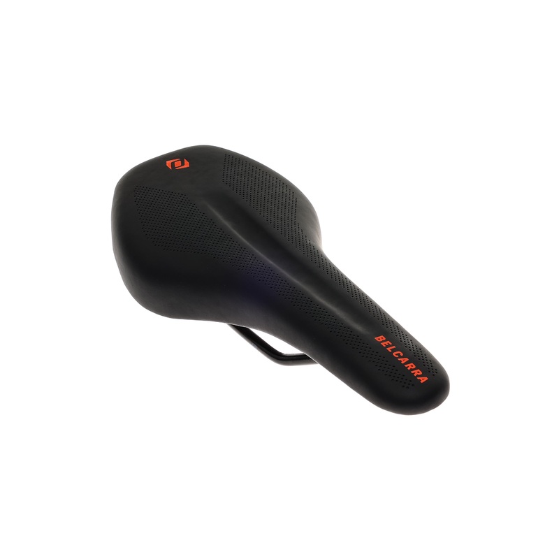 Syncros Belcarra R 1.0 Saddle 132mm Steel Rails Black/Orange