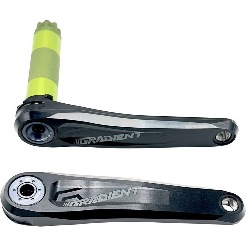 Full Speed Ahead Gradient Modular 1x Crankset – 170mm Fits Shimano SRAM 11/12-Speed Drivetrains 30mm BB392EVO Spindle BLK
