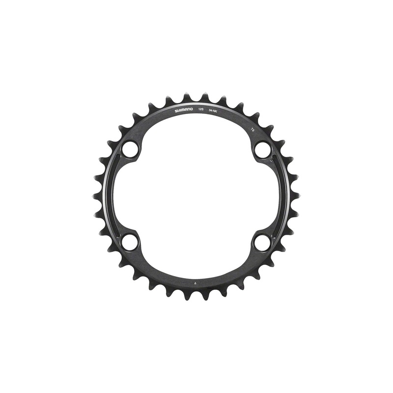 Shimano Dura-Ace FC-R9200 12-Speed Chainring – 34t Asymmetric 110 BCD BLK NK