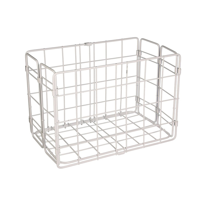 Wald 582 Rear Folding Basket – White