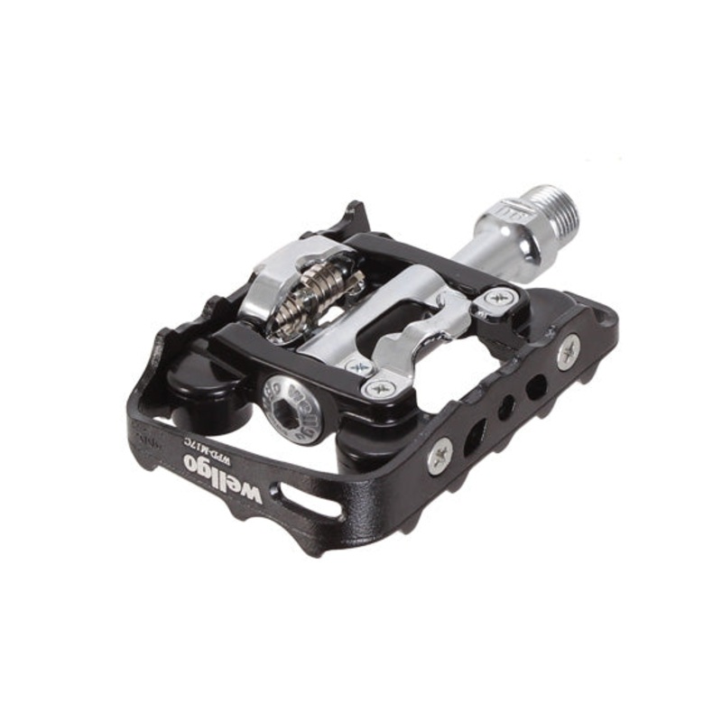 WPD-M17C Clipless/Cage Pedals Black/Black