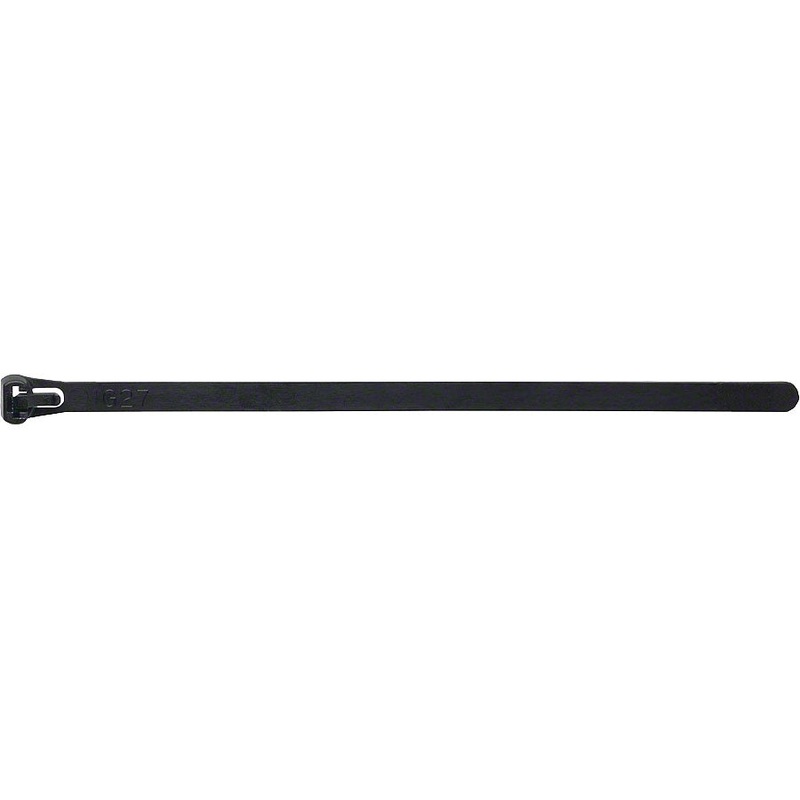 Wheels Manufacturing Re-Usable Zip Ties – Black, 200 x 7.4mm, 100ct