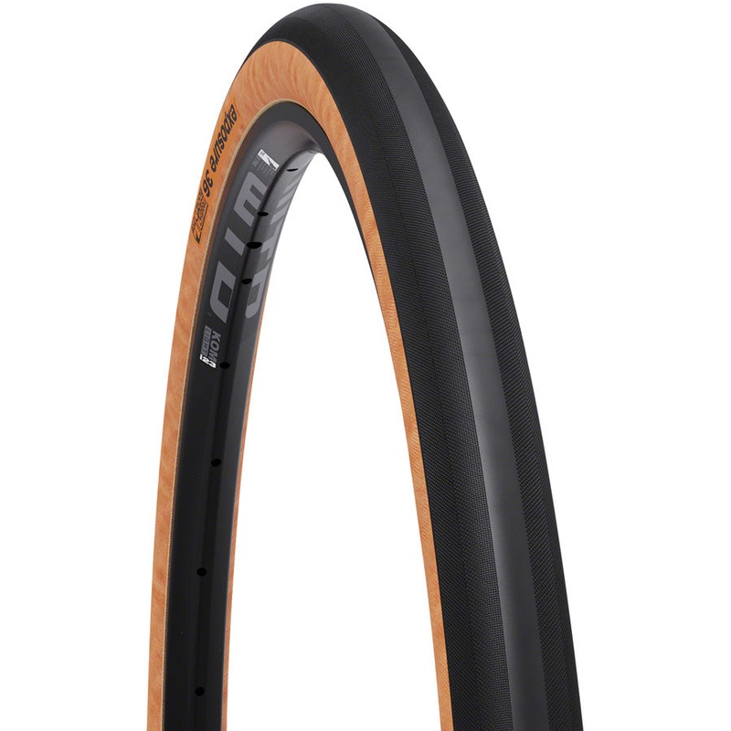 WTB Exposure Tire – 700 x 32, TCS Tubeless, Folding, Black/Tan, Light/Fast Rolling, Dual DNA, SG