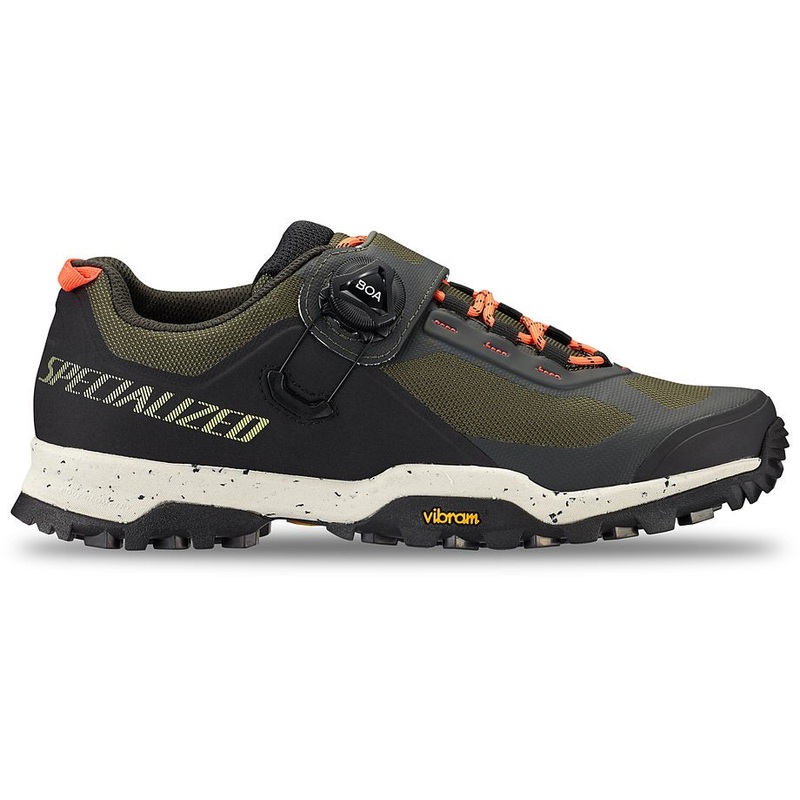 Specialized rime 2.0 shoe dark moss green/limestone/cactus bloom 43