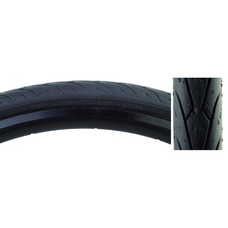 Sunlite City Slick II 700×38 Fold TPI 85 Black/Black Reflective Road Tire