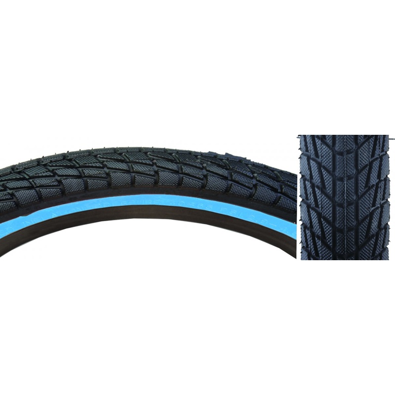Tire Sunlite 20X1.95 Black/Bu Kontact K841 Wire