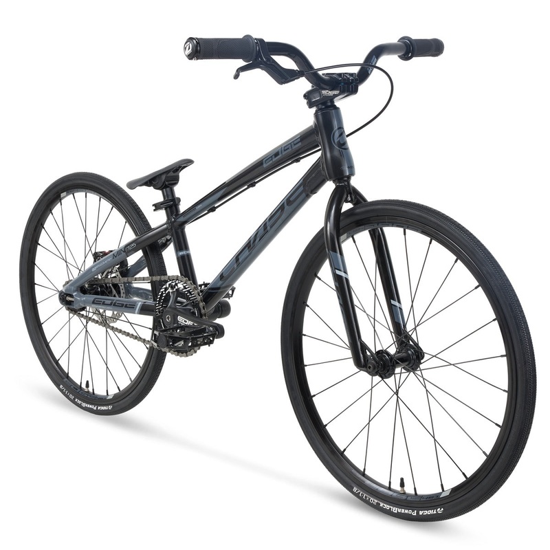 Chase Edge Mini 20″ Complete BMX Race Bike – 17.25″TT – Black/Gray