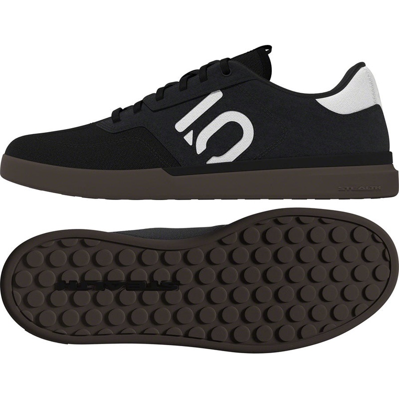 Five Ten Sleuth Canvas Flat Shoes – Men’s, Core Black/Core Black/FTWR White, 10