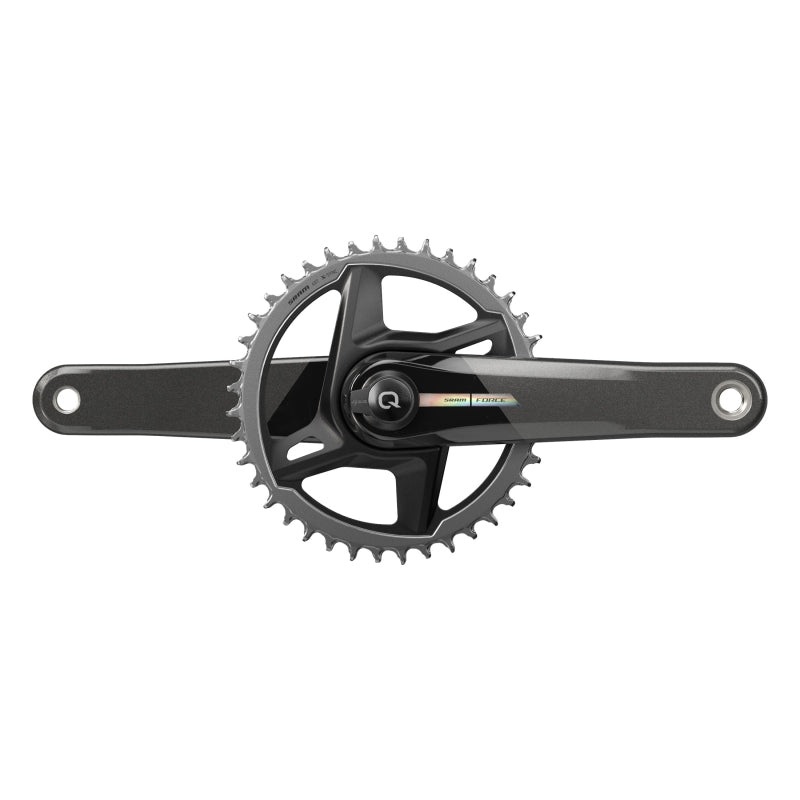 Force D2 1x Power Meter Crankset Speed: 12 Spindle: 28.99mm BCD: Direct Mount 40 DUB 175mm Black Road Disc