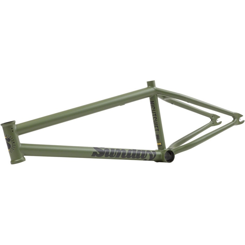 Sunday Nightshift BMX Frame – 20.5″ TT Matte Army Green