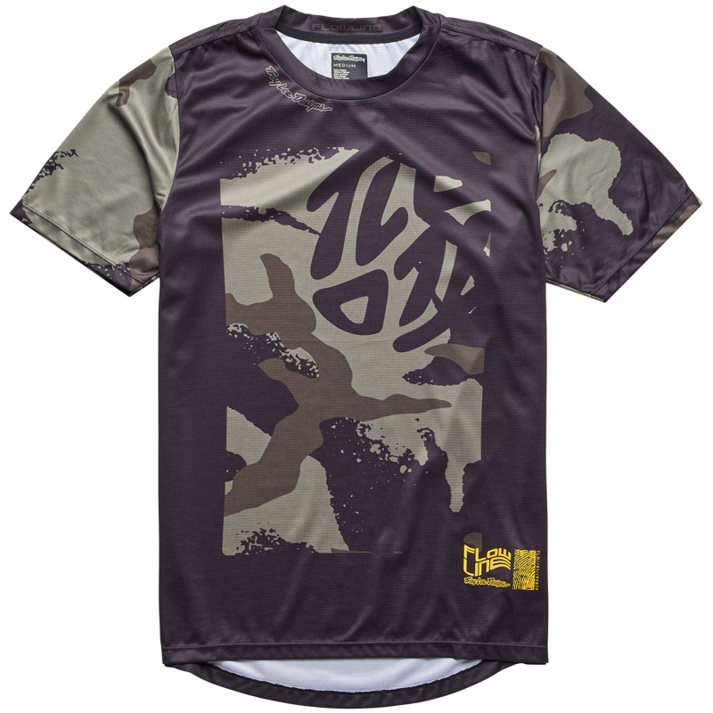 Troy Lee Designs Flowline Short Sleeve MTB Jersey – Confined – Black