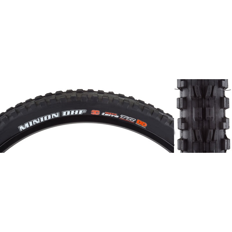 Maxxis Minion DHF Tire – 29 x 2.3 Tubeless Folding Black 3C Maxx Terra DD