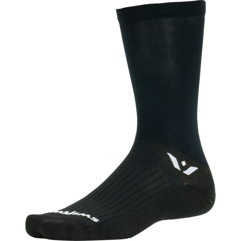 Swiftwick Aspire Seven Socks – 7 inch, Black, Medium