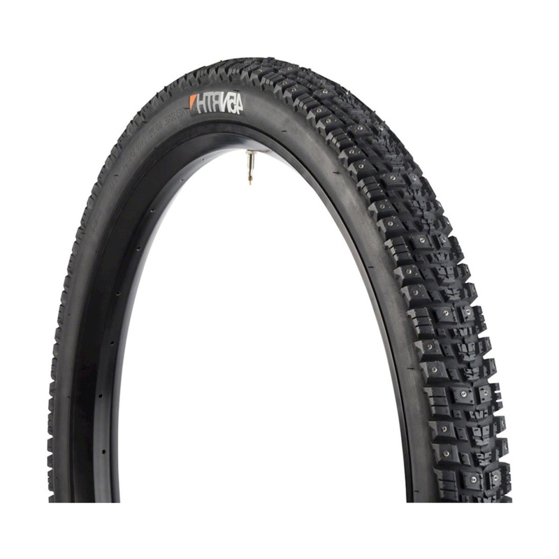 45NRTH Gravdal Tire – 26 x 2.0 Clincher Wire Black 33 TPI 216 Carbide Steel Studs Bicycle Tires