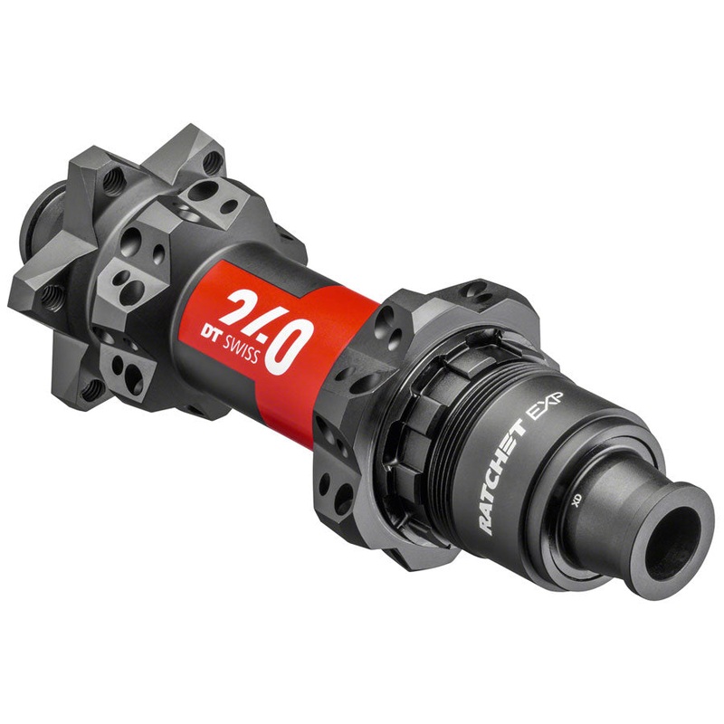 DT Swiss 240 EXP Rear Hub – 12 x 148mm 6-Bolt XD BLK/Red 28H 36pt Straight Pull