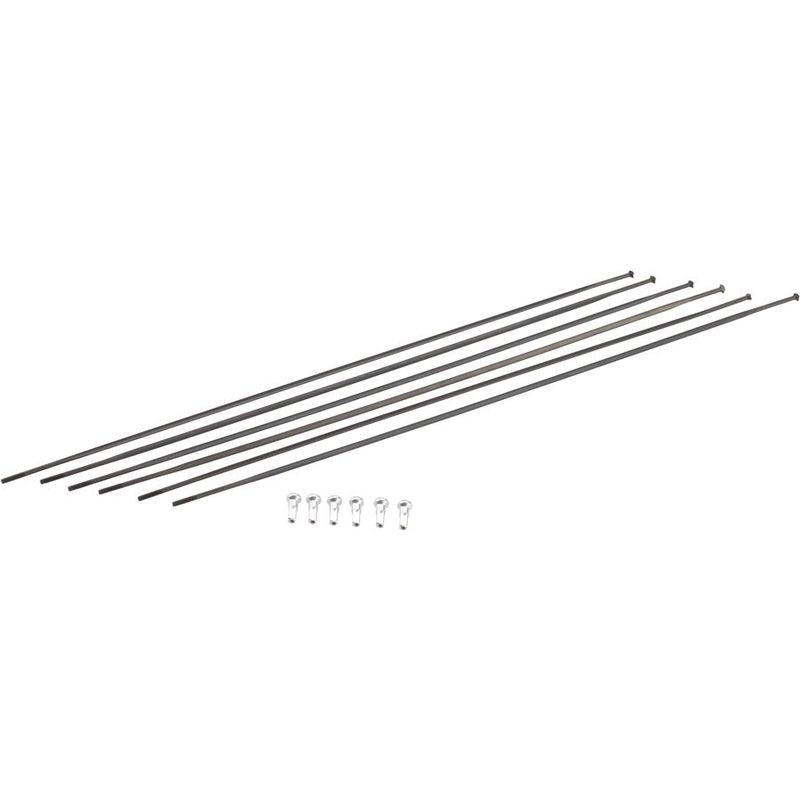 DT Swiss PR1400 DiCut Oxic Spoke Kit: Front & Rear Black