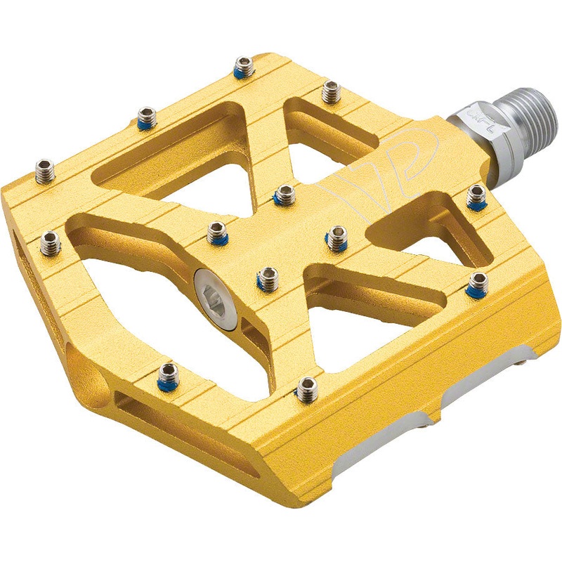 VP Components All Purpose Pedals – Platform, Aluminum, 9/16″, Gold