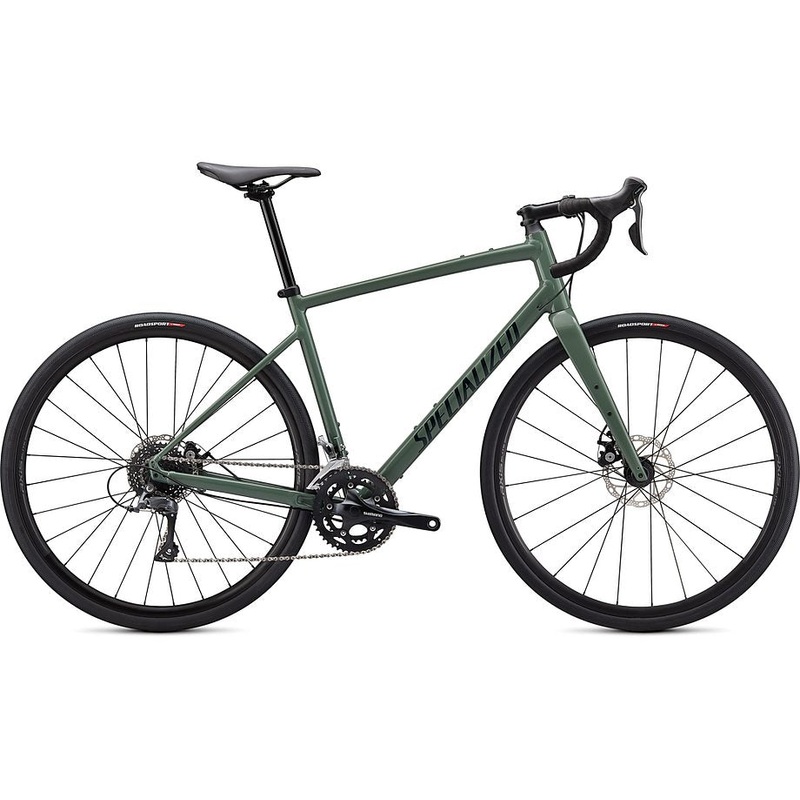 2021 Specialized diverge e5 bike gloss sage green/forest green/chrome/clean 54