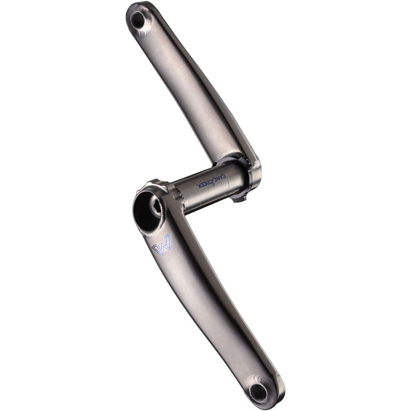 Cane Creek eeWings Mountain Titanium Crankset – 170mm 8-Bolt Direct Mount 30mm Spindle Brushed Titanium