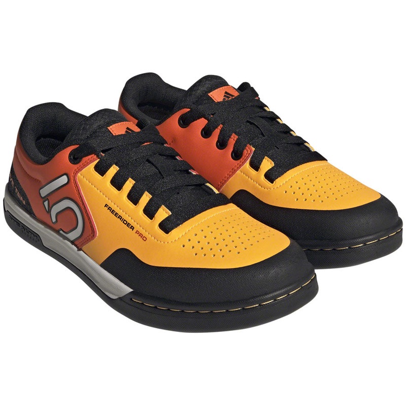 Five Ten Freerider Pro Flat Shoes – Mens Solar Gold/Ftwr White/Impact Orange 8