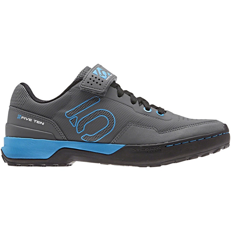 Five Ten Kestrel Lace Mountain Clipless Shoes – Womens Gray Five / Shock Cyan / Core BLK 7.5