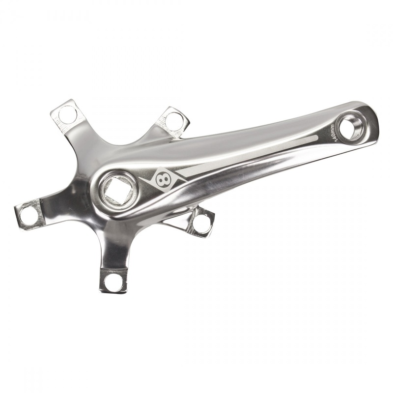 Origin8 Alloy Crank Set 165mm 107mm JIS Square Taper Single Speed