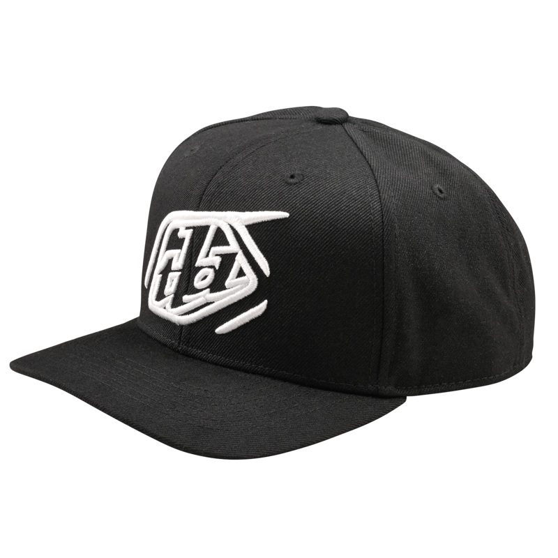 Troy Lee Designs Curved Bill Snapback Hat-OSFM-Badge Black