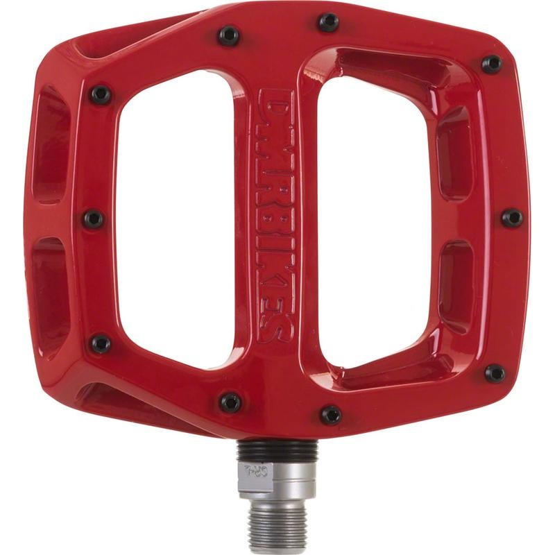 DMR V12 Pedals – Platform Aluminum 9/16 Red