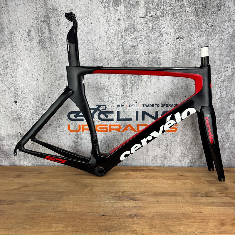 2018 Cervelo S5 58cm Rim Brake Carbon Road Bike Frameset 700c 1845g