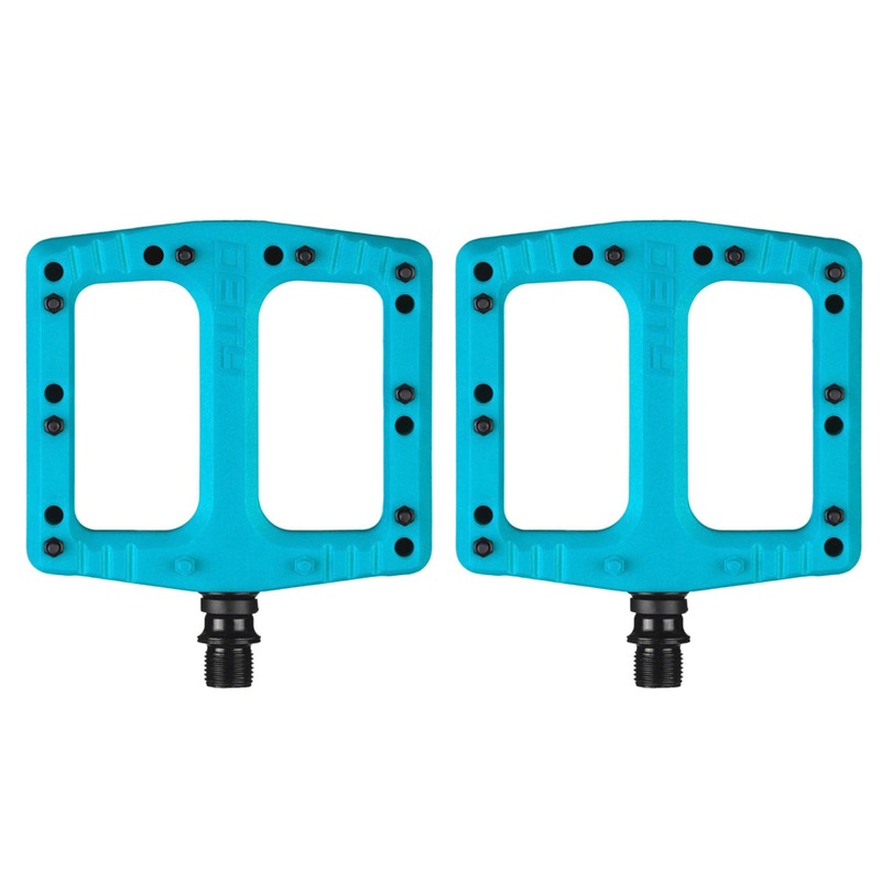 Deity Components Deftrap Platform Pedals – Turquoise