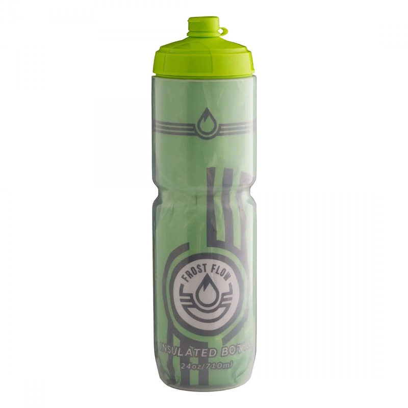 Frostflow Insulated Bottle Insulated 24oz Zoom Zebra Green