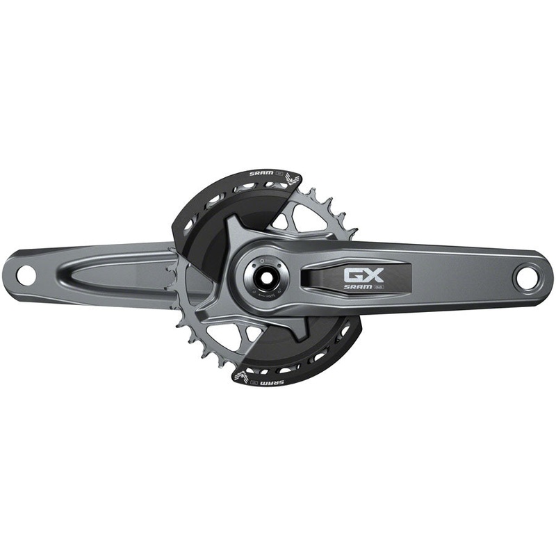 SRAM GX Eagle T-Type Wide Crankset – 170mm, 12-Speed, 32t Chainring, Direct Mount, 2-Guards, DUB Spindle Interface, Dark