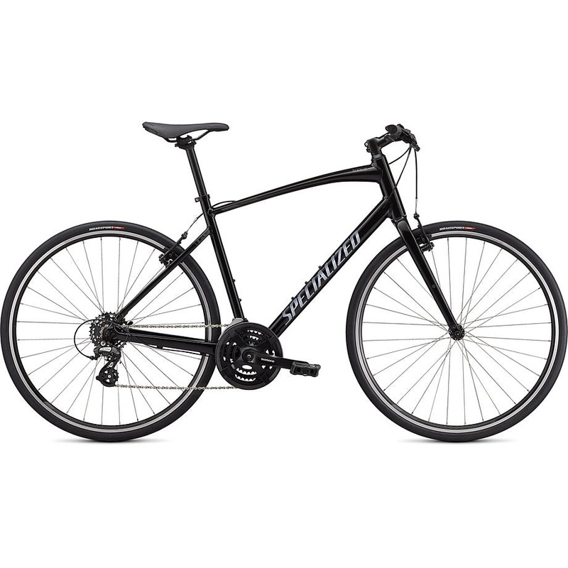 2021 Specialized sirrus 1.0 bike gloss black / charcoal / satin black reflective xl
