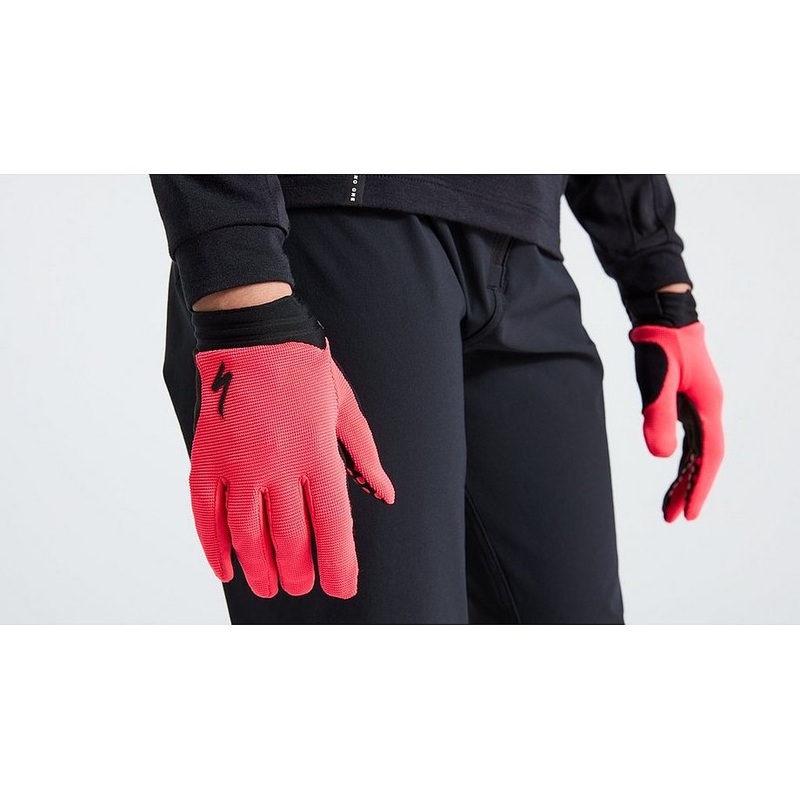 trail glove lf yth imperial red s