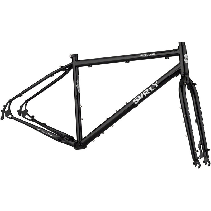 Surly Bridge Club Frameset – 27.5″/700c Steel Black Small
