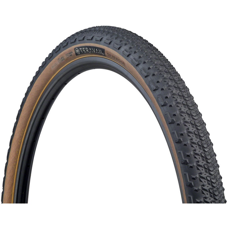 Teravail Sparwood Tire – 29 x 2.2, Tubeless, Folding, Tan, Durable, 60tpi, Fast Compound