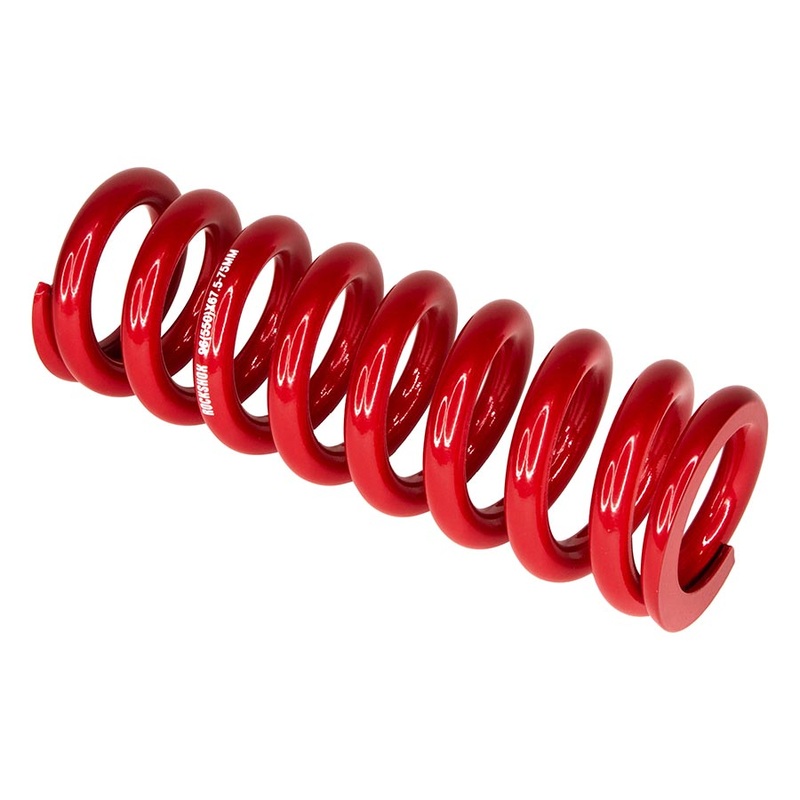 RockShox Metric Coil Spring – 174mm Length 67.5 – 75mm Travel 400 lb Electric Red