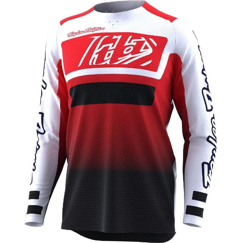 Troy Lee Designs Se Pro Air Jersey  Lanes Red/Black Md Medium