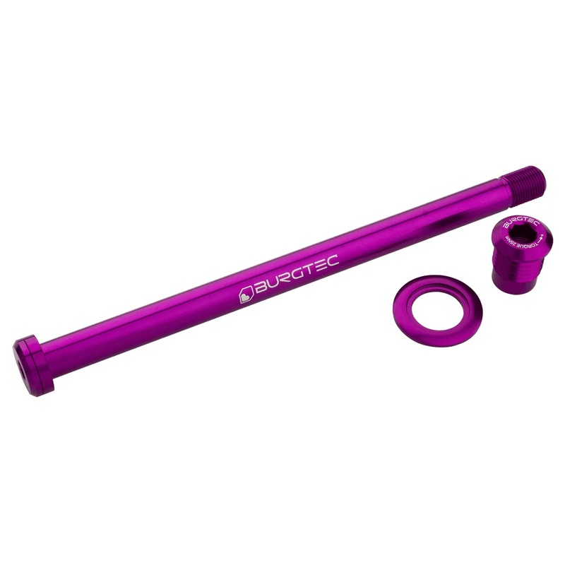 Burgtec Trek 184.5mm Rear Axle – Purple Rain