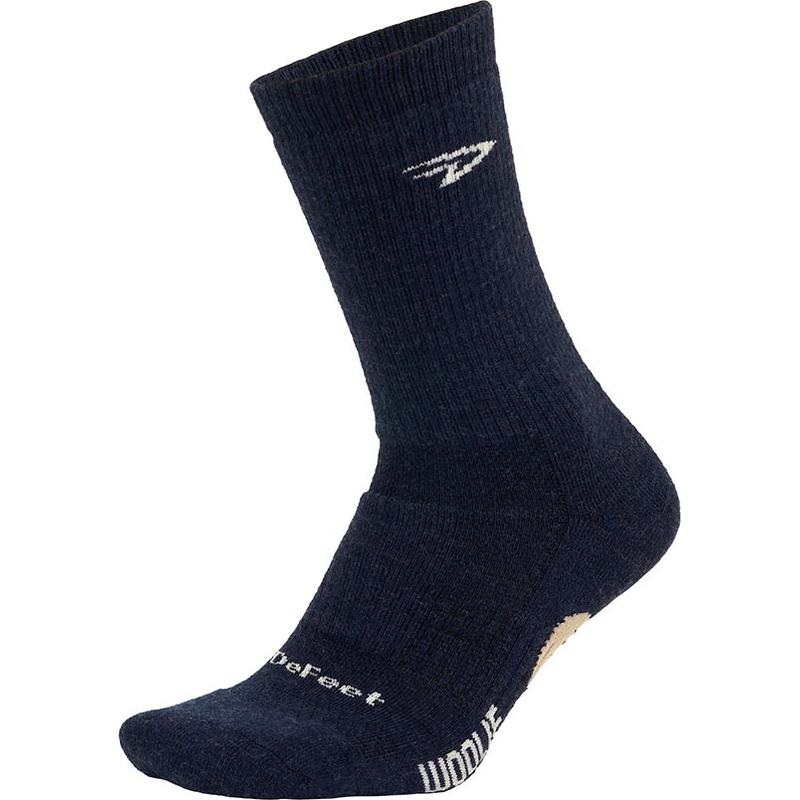 DeFeet, Woolie Boolie 6”, Socks, Logo Navy, L, Pair