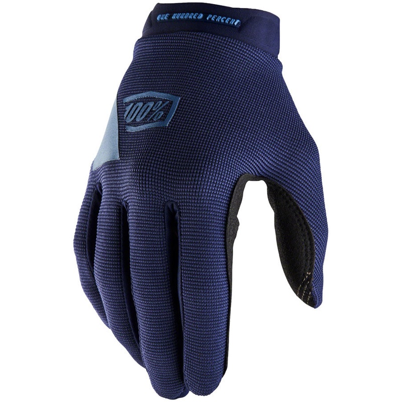 100% Ridecamp Gloves – Navy/Slate Full Finger Womens X-Large