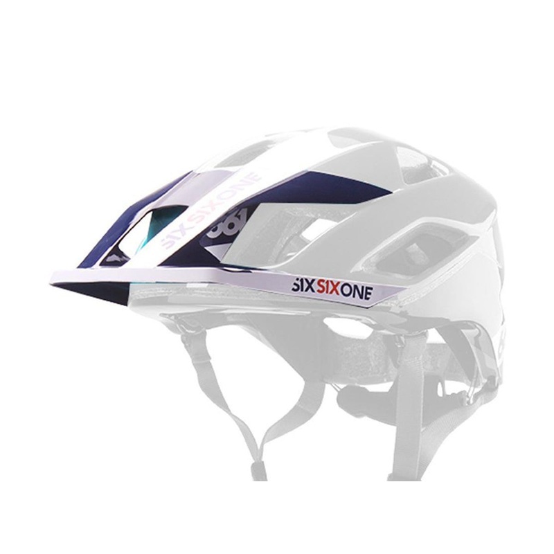661 Evo AM Helmet Visor – Orange-Blue