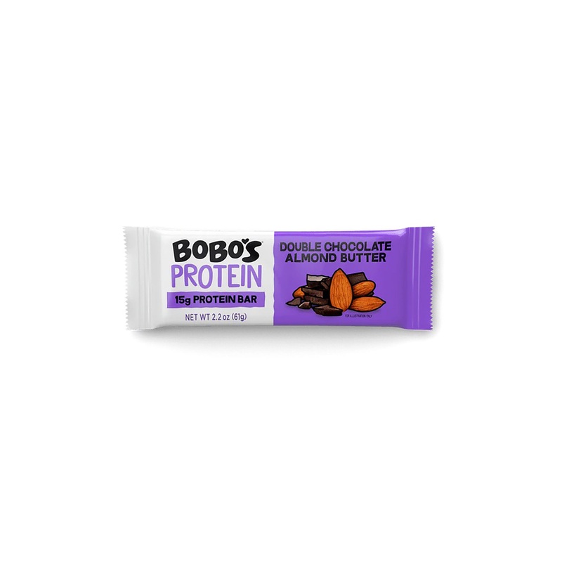 Bobo’s Double Chocolate Almond Butter Protein Bar 12 Pack
