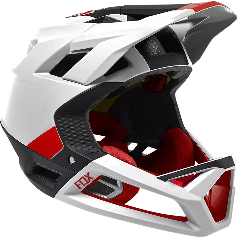 Fox Racing ProFrame Full Face Helmet – Blocked – Black-White