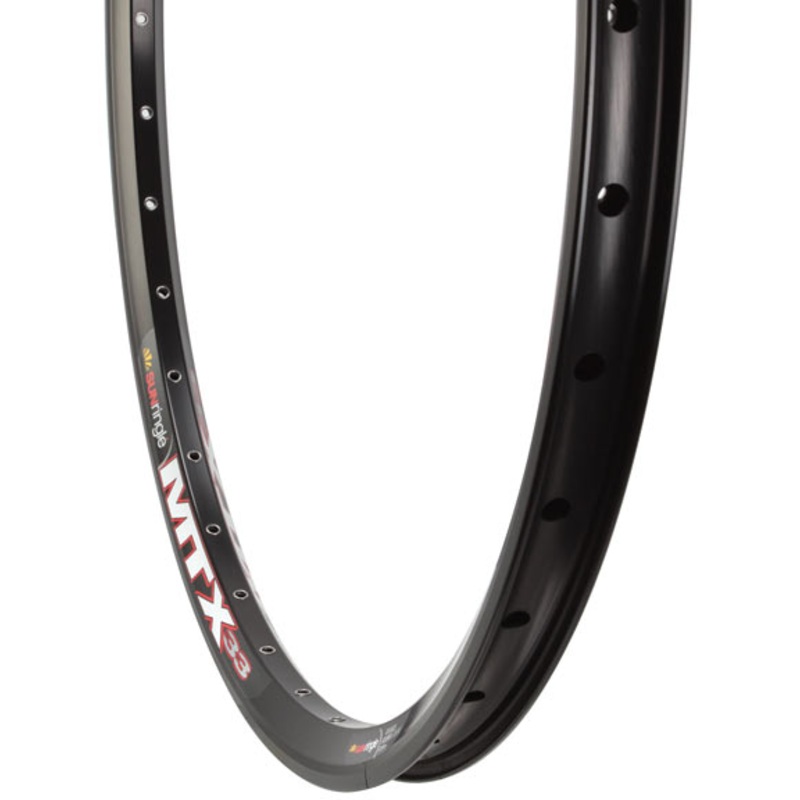 SunRingle MTX-33 29″ Disc Rim  Lightweight Aluminum, Tubeless Ready, Reinforced Spoke Face, Black, for Mountain & Trail Cycling